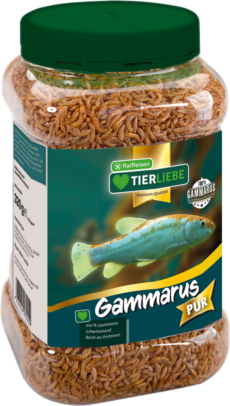 TIERLIEBE Teichfischfutter Gammarus Pur 2,8l